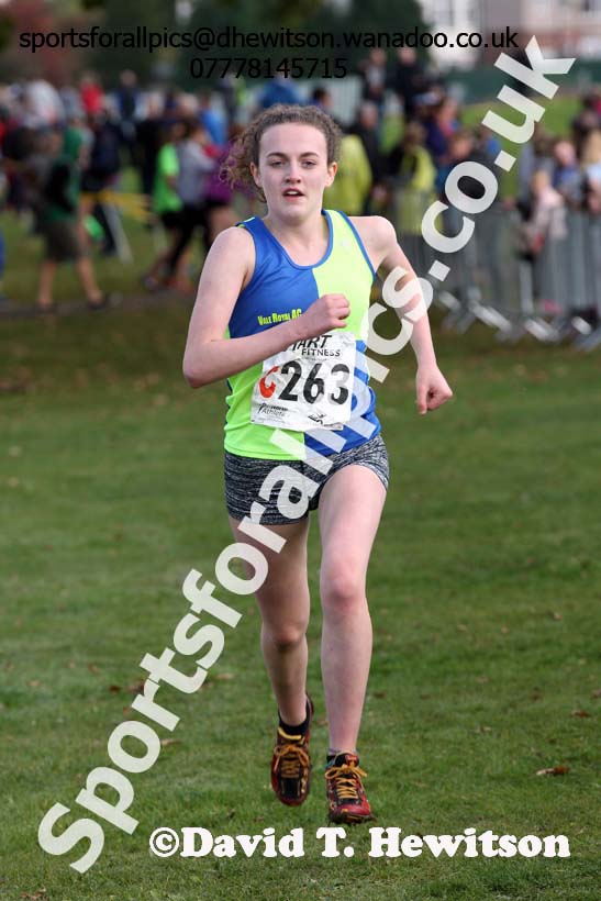 Girls under-15s Northern Cross Country Relays. Photo: David T. Hewitson/Sports for All Pics